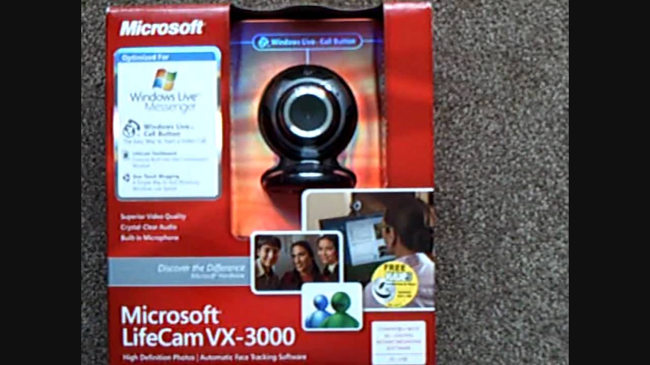 lifecam vx 3000 software download windows 10